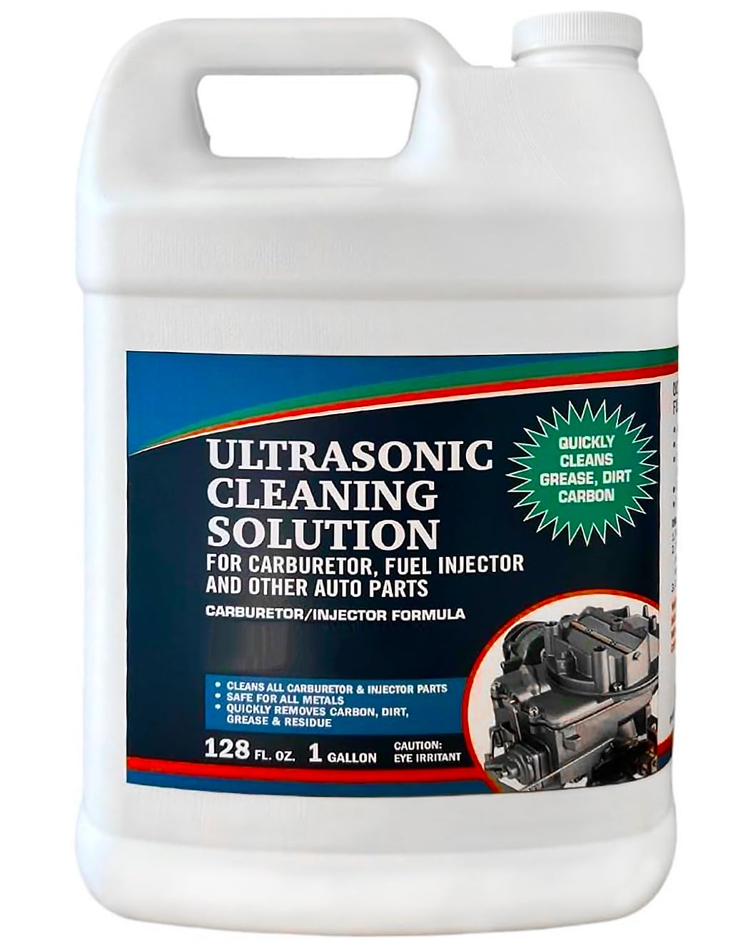 NORTHWEST ENTERPRISES Ultrasonic Cleaner Solution for Carburetors and Engine Parts, Ultrasonic Cleaning Solution and Washing Compound for Ultrasonic and Immersion Washers - Concentrated (1 Gallon)