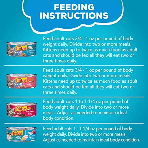 Purina Friskies Wet Cat Food Variety Pack Fish-A-Licious Extra Gravy, Prime Filets and Tasty Treasures - (Pack of 32) 5.5 oz. Cans