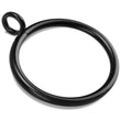 40 PCS Black Curtain Rings, Curtain Rings with Eyelet Apply for Up to 1 1/4-inch Curtain Rod (1.5 Inch Drapery Rings)