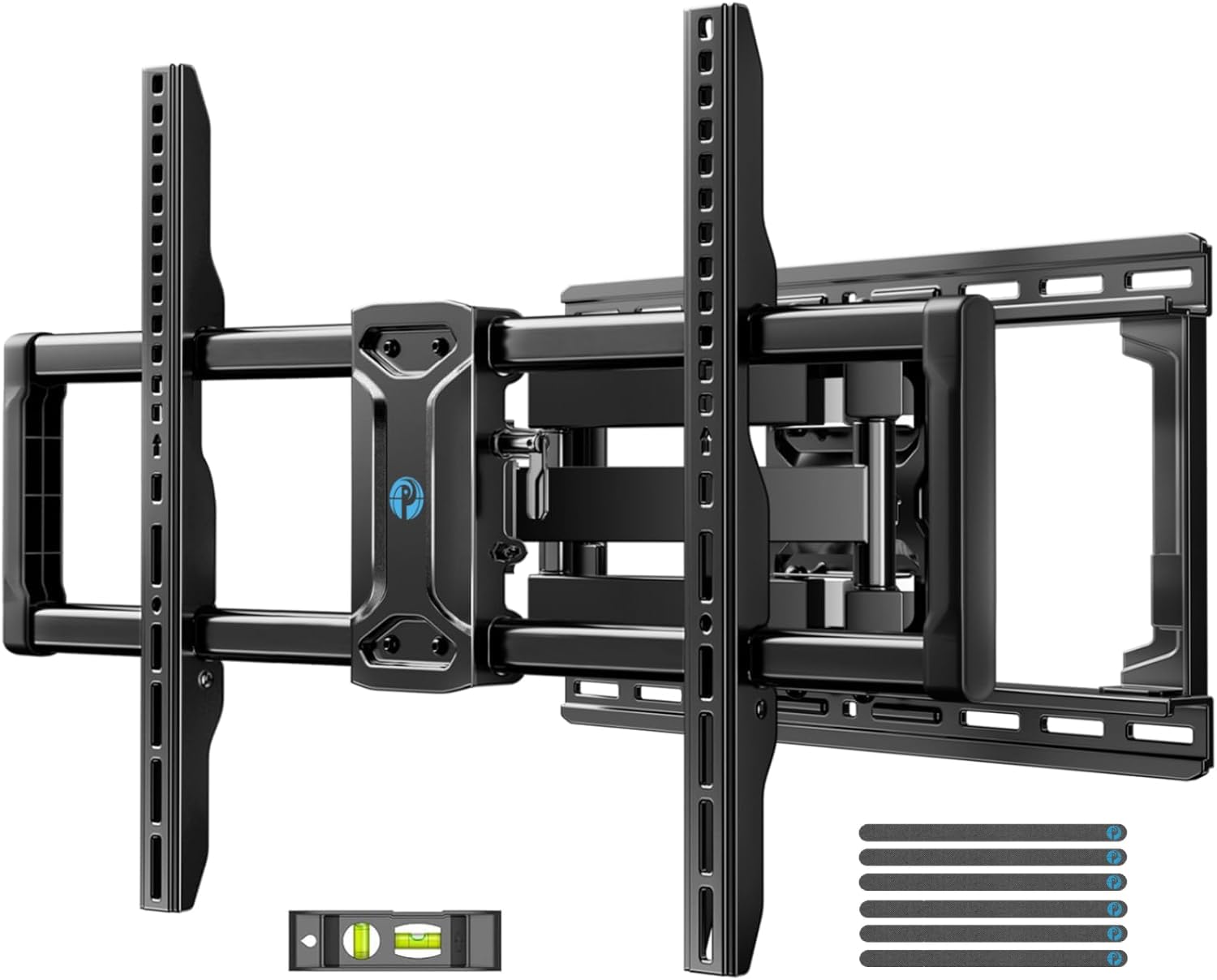 Pipishell Full Motion TV Wall Mount for 42-85 inch Flat Screen LED TV up to 132lbs Swivel Dual Articulating Arms Tilt TV Mount, Tool-Free Tilt TV Bracket Max VESA 600x400mm, Fits 8Ã¢ÂÂ 12Ã¢ÂÂ 16" Wood Studs