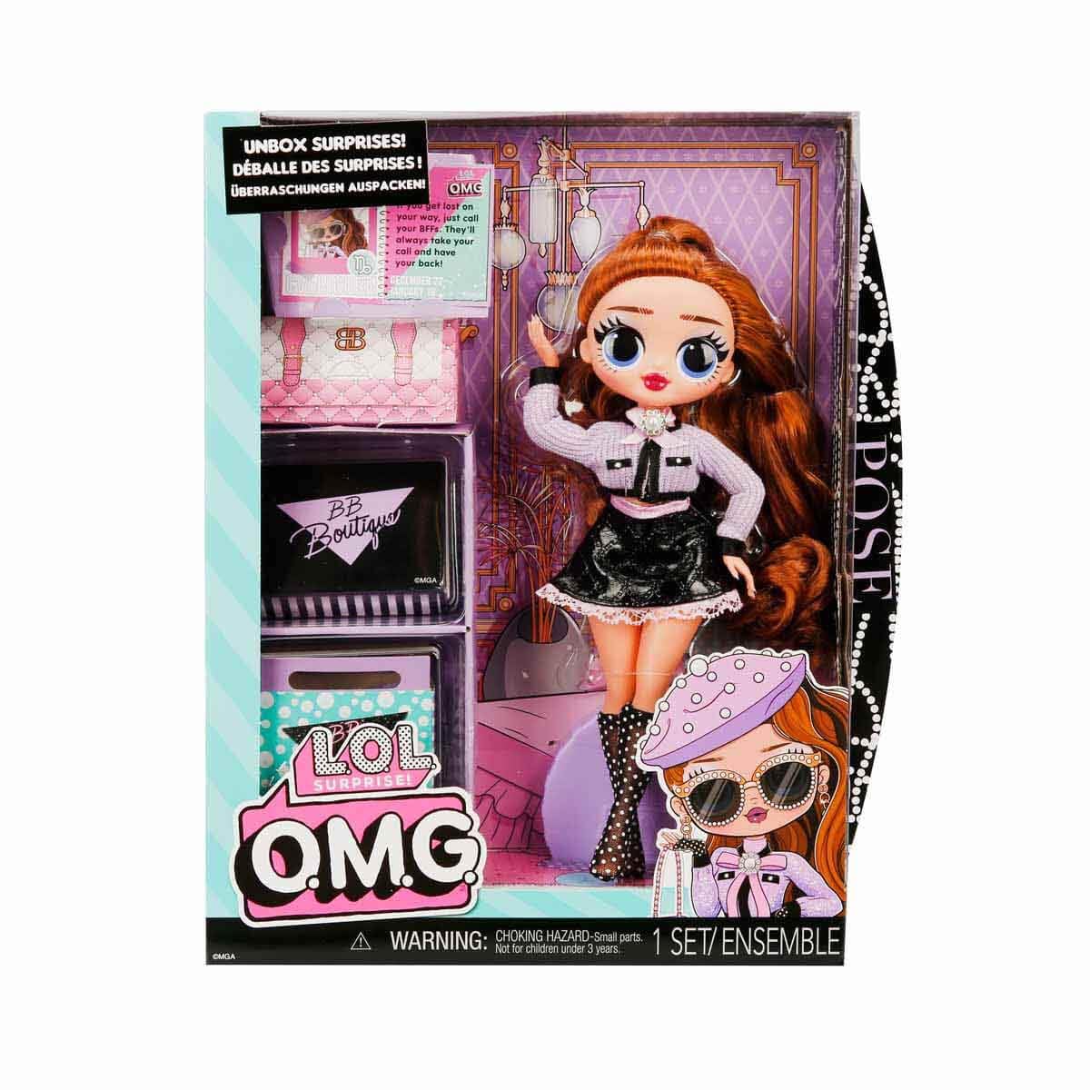 L.O.L. Surprise! LOL Surprise OMG Pose Fashion Doll with Multiple Surprises and Fabulous Accessories – Great Gift for Kids Ages 4+