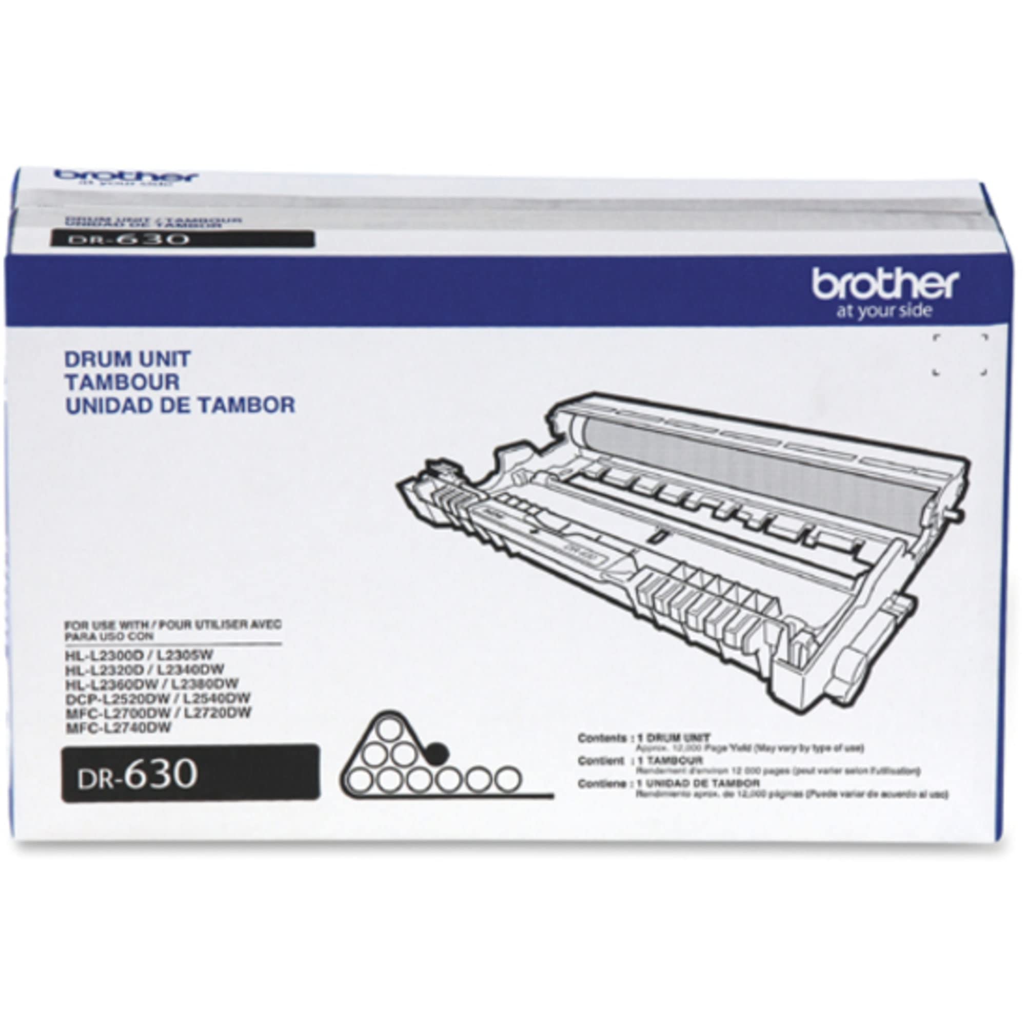 BROTHER Genuine DR630 Original Drum Unit Black