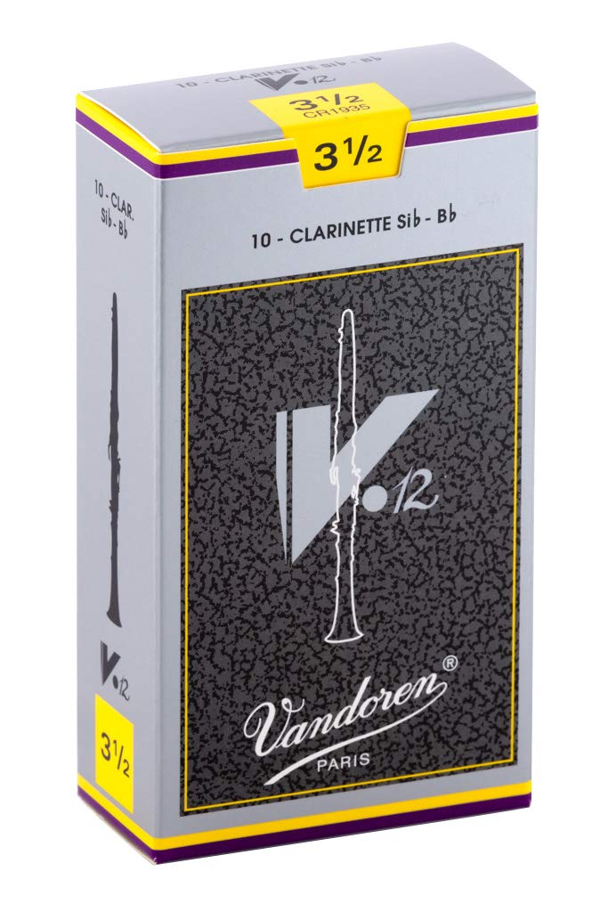 Vandoren CR193 Bb Clarinet V.12 Reeds Strength 3; Box of 10