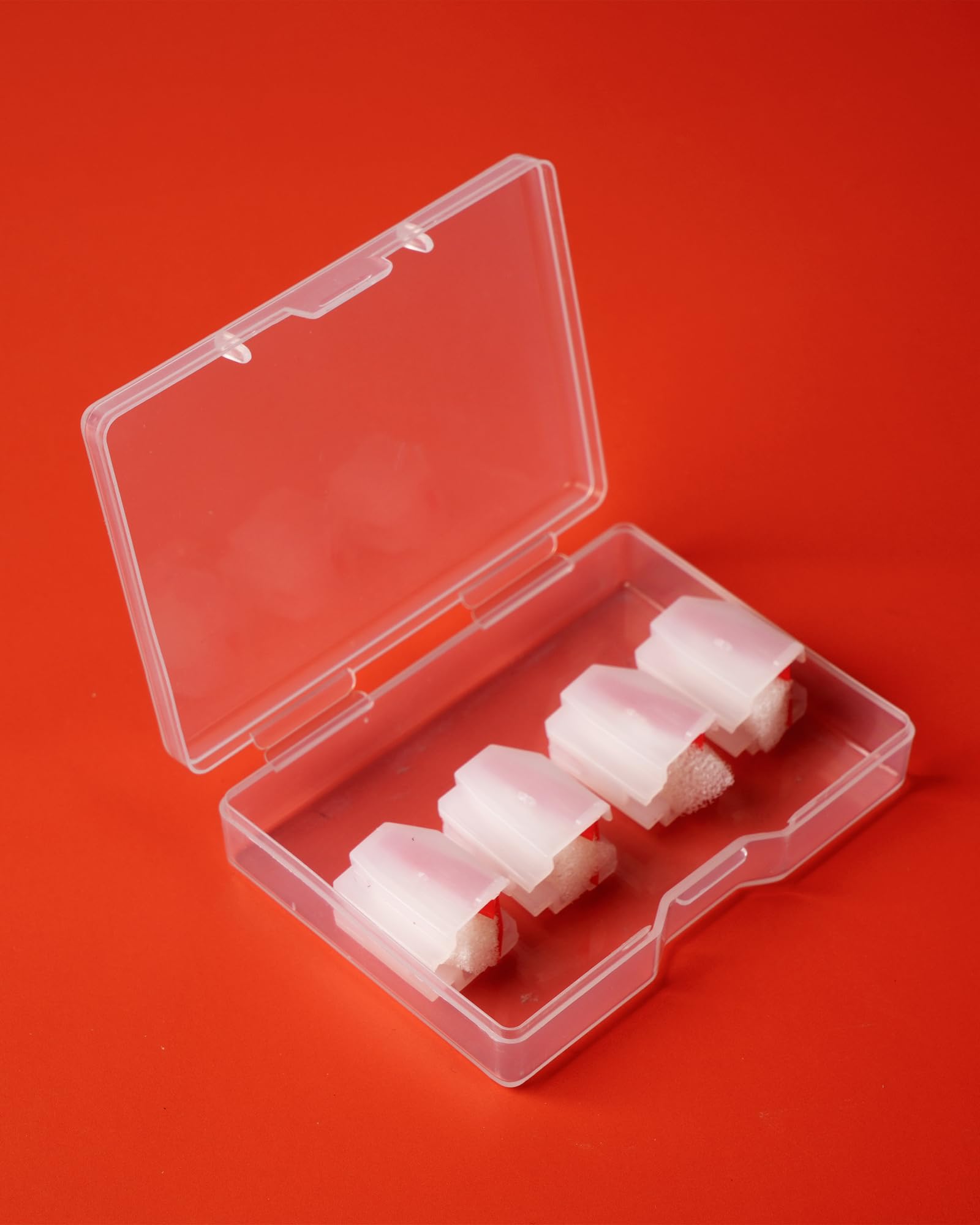 4 Pack Record Player Needles Replacement Compatible with Crosley, Victrola & More Turntable, Premium Ruby Stylus with Clear Storage Box, Phonograph Cartridge Needle for Vinyl Records Accessories