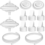 PumpMom-us Breast Pump Parts for Spectra, Replace Duckbill Valves Tubes Backflow Protector Membrane for Spectra S1 S2 9 Plus Breastpumps