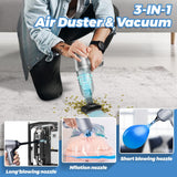 PIFEUNT Cordless Vacuum Cleaner for Car, 3-in-1 Powerful Suction Car Vacuum Cleaner-15000PA Rechargeable Portable Mini Vacuum, Brushless Motor Car Vacuum for Men,Women,Car,Computer,Sofa