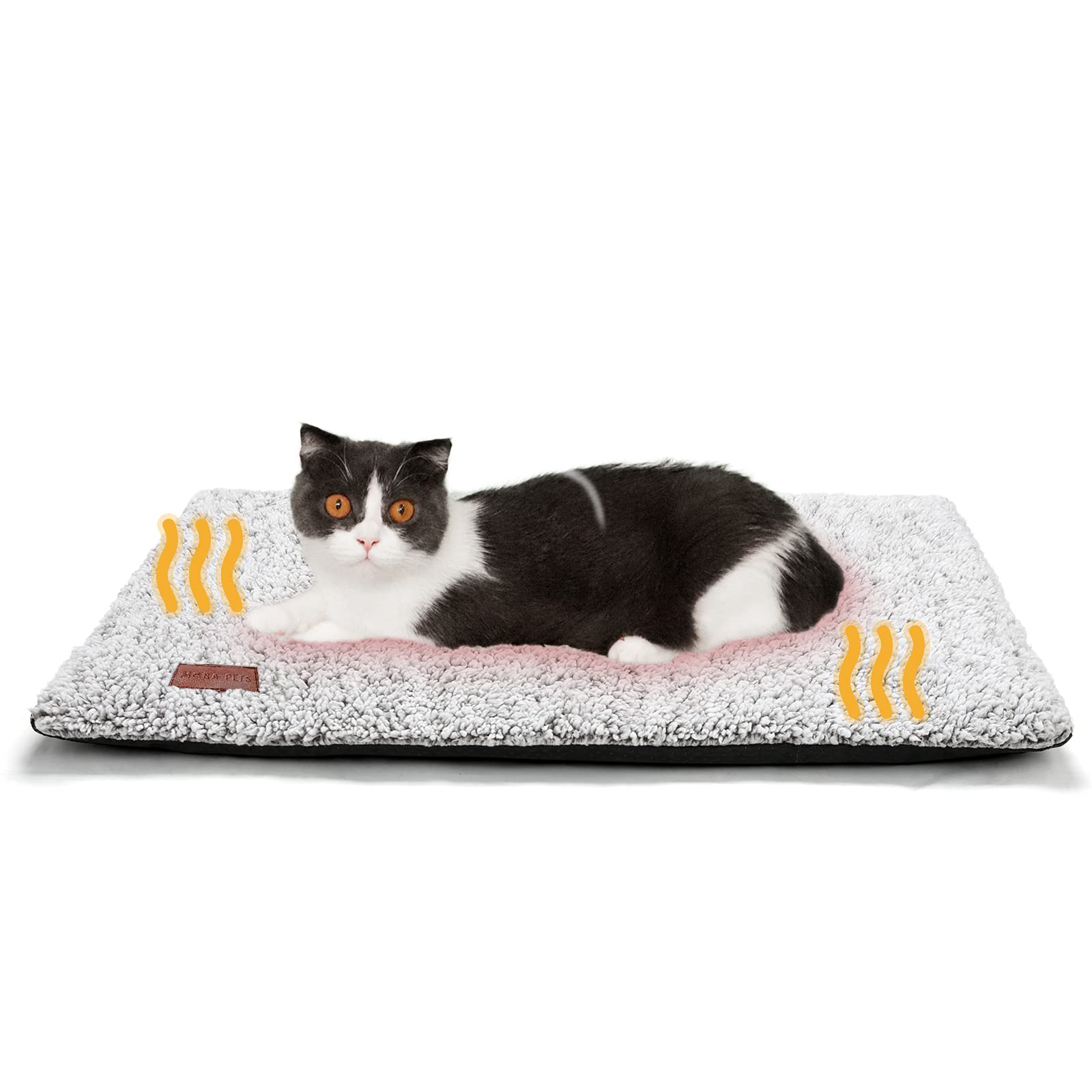 Self Warming Cat Bed Self Heating Cat Dog Mat 29.1 x 18.9 inch Extra Warm Thermal Pet Pad for Indoor Outdoor Pets with Removable Cover Non-Slip Bottom Washable