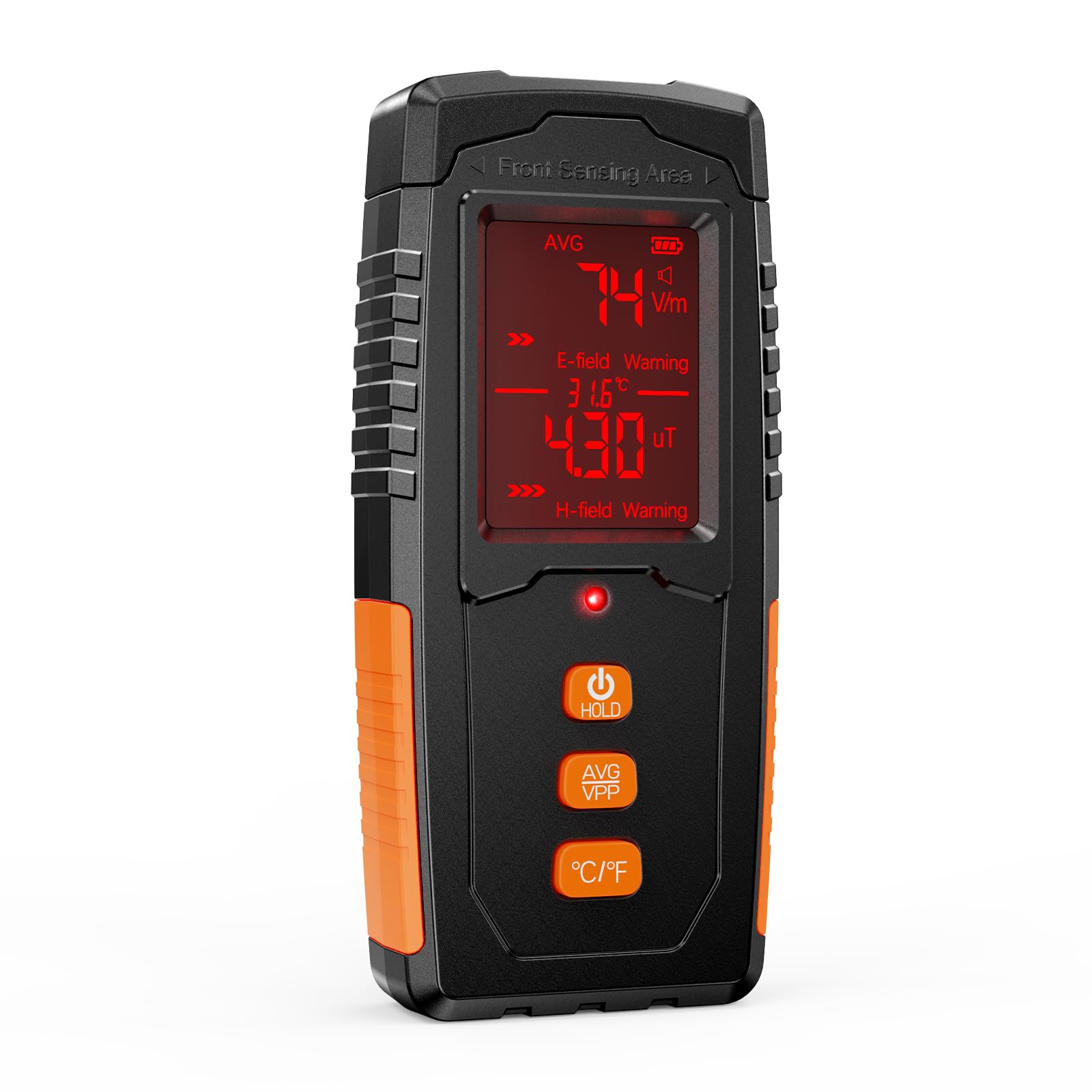 EMF Detector, Digital LCD EMF Meter, 3 in 1 Rechargeable Electromagnetic Field Radiation Detector, Ghost Hunting Equipment, Sensitive Tester Reader for Indoor & Outdoor EMF Inspection