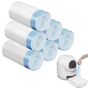 120 Count Extra Large Cat Litter Box Liners, Cat Litter Waste Receptacles Bags for Cleanpethome Self-Cleaning Cat Litter Box