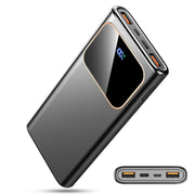Portable Charger Power Bank Fast Charging, 10000mAh 22.5W Battery Pack with USB-C in&Out LED Display, PD 3.0 QC 4.0 External Phone Powerbank for iPhone Samsung etc Smartphones and All USB Devices