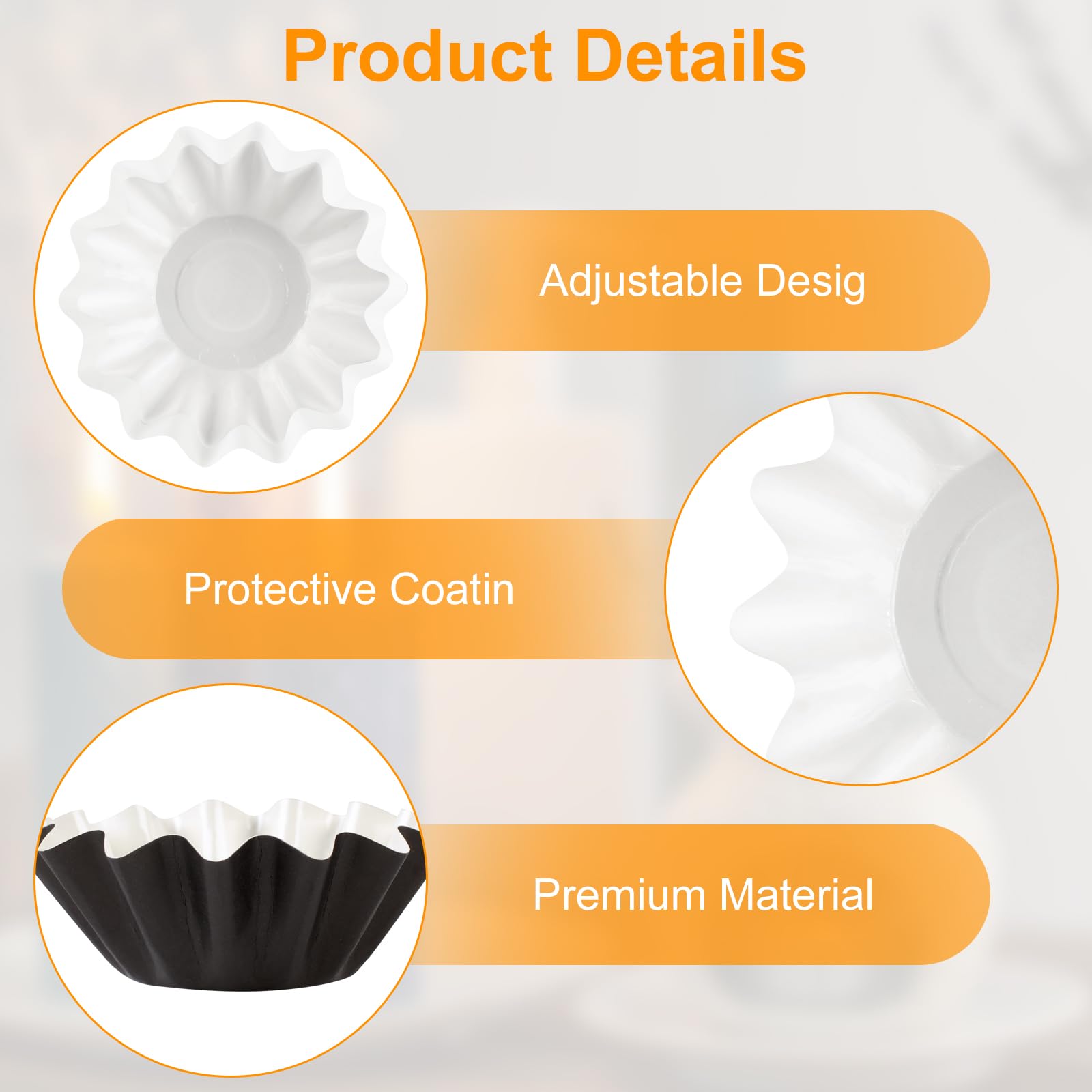 Ninsula 70P Wax Melt Liners, Reusable Wax Warmer Liners for Any Wax Cubes, Leakproof Wax Melt Cups for Scented Candle, Plug in Warmers, Electric Wax Melters and Wax Burner(Black)