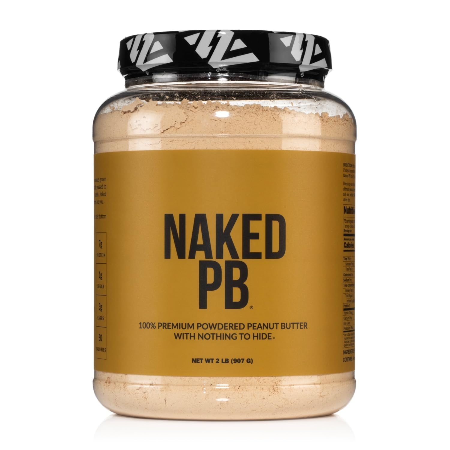 2 LB Powdered Peanut Butter from US Farms Ã¢ÂÂ Bulk, Only 1 Ingredient - Roasted Peanuts, Vegan, No Additives, Preservative Free, No Salt, No Sugar - 76 Servings - NAKED PB