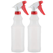 DilaBee Plastic Spray Bottles, Empty Spray Bottles for Cleaning Solutions Leak Proof Mist Stream Cleaning Spray Bottle, Spray Bottle for Hair, Alcohol, Bleach, Plant, Cats, Squirt Bottle (2-Pack) 16oz