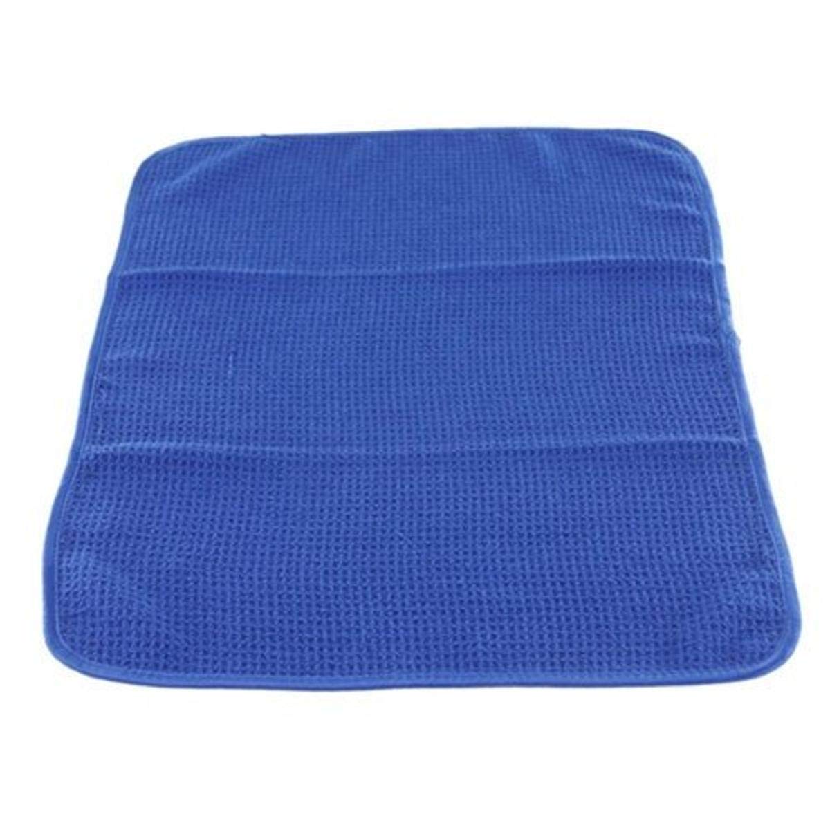 Chemical Guys MIC_708_1 Waffle Weave Towel for Home & Auto Glass, Windows, Mirrors & More, Blue (24 in. x 16 in.)