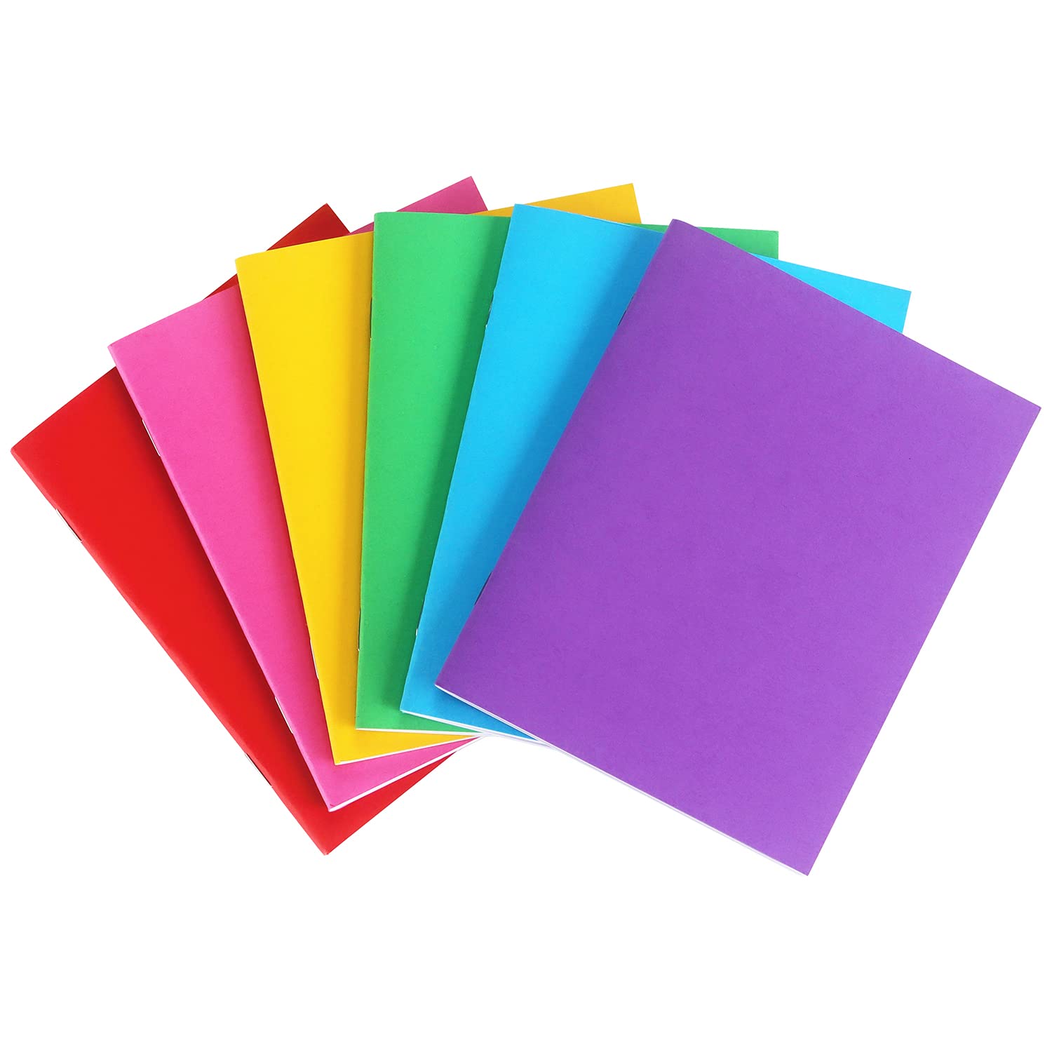 Tamaki 6 Pack Colorful Blank Books for kids to Write, Drawing, Cute Sketchbook for Kid, 6 Colors (4.25 x 5.5 Inches)