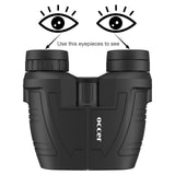 Occer 12x25 Compact Binoculars for Adults and Kids, Large Eyepiece Waterproof Binocular with Low Light Vision,High Powered Easy Focus Binoculars for Bird Watching,Outdoor Hunting,Travel,Sightseeing