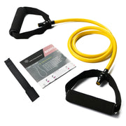 Resistance Bands with Handles, Single Resistance Bands, Exercise Bands with Handles, for Resistance Training, Physical Therapy, Home Workouts, Fitness, Pilates, Boxing Strength Training (10lbs)