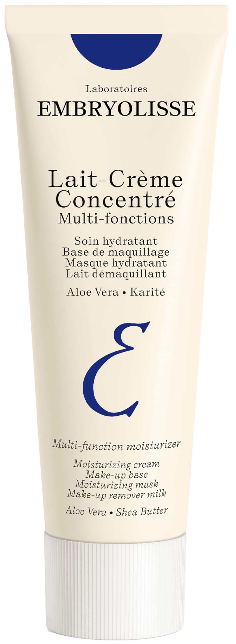 Embryolisse Lait-Crème Concentré, Multifunction Daily Moisturizer, Primer, and Makeup Remover, Suitable for All Skin Types. French Face Cream With Shea Butter & Aloe Vera, 1.01 Fl Oz