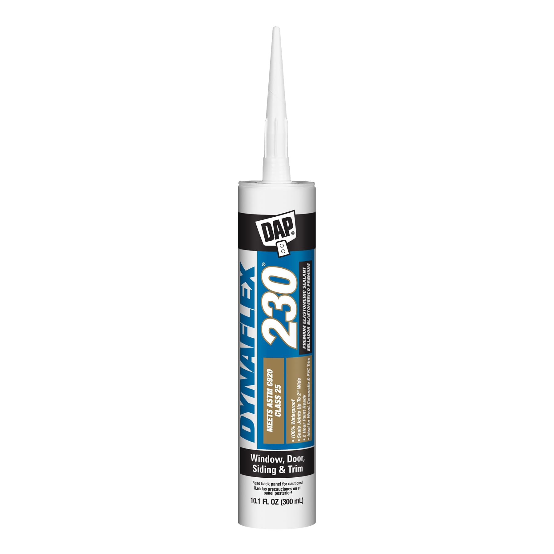 DAP Dynaflex 230 Pro Elastomeric Sealant, White WT099, 10.1 Oz (7079807102)