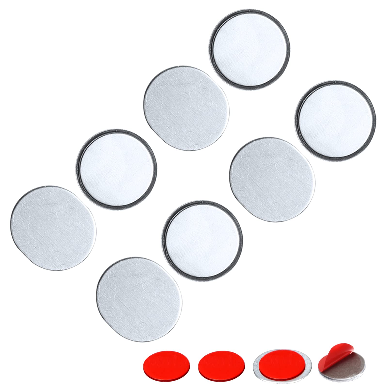 Mousike Magnetic Door Catch Ultra Thin Cabinet Magnets Stainless Steel Drawer Magnet Catch for Sliding Door Closure Kitchen Cabinet Cupboard Closet Closer (D15-8)