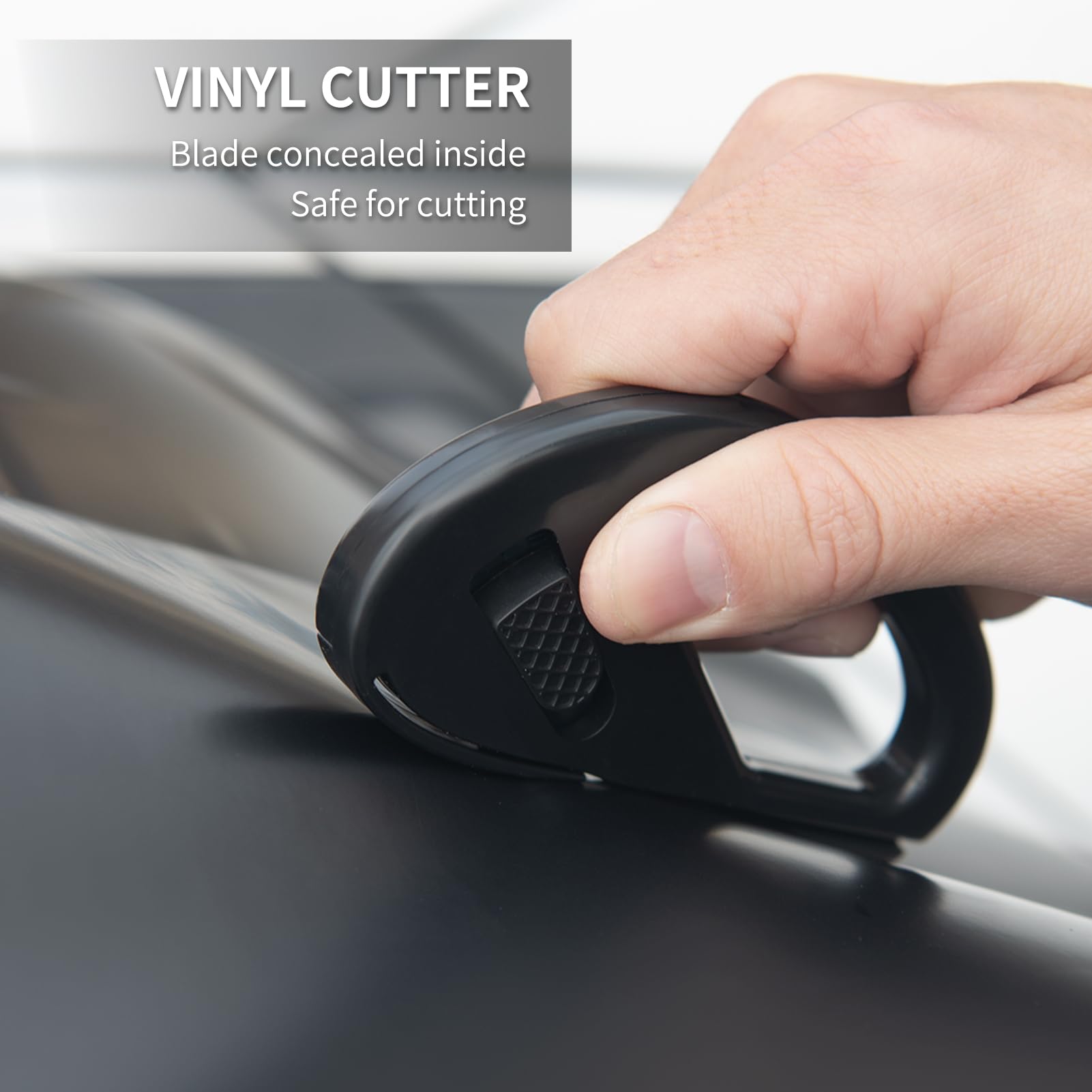 Amzdepot Window Tint Kit, Profession Car Wrap Kit with Felt Squeegee and Felt Replacements, Craft Knife and Blades, Safe Vinyl Cutter, Micro Squeegee for Vinyl Wrap Tools Tint Tools