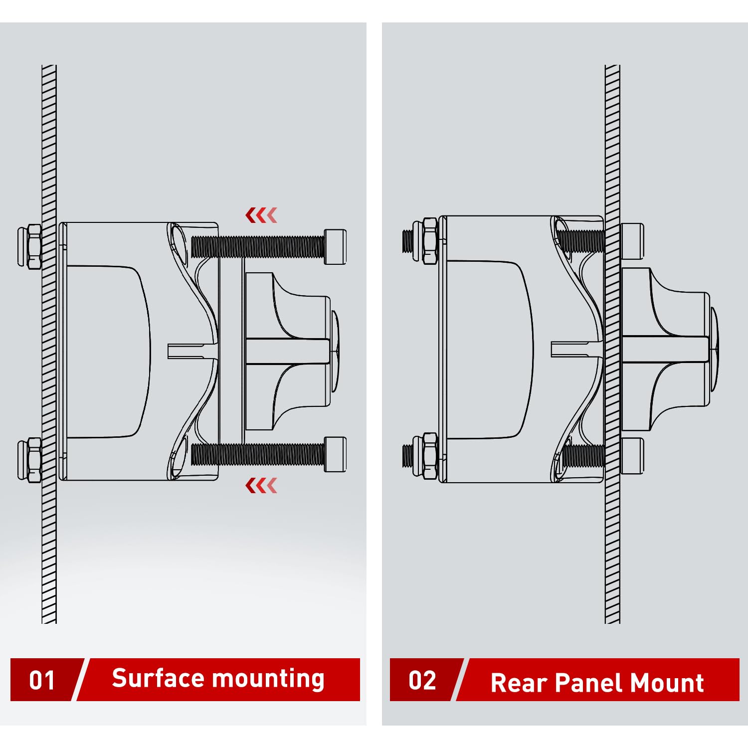 Nilight - 90015A Battery Switch 12-48V Waterproof Heavy Duty Battery Power Cut Master Switch Disconnect Isolator for Car Vehicle RV and Marine Boat (On/Off),2 Years Warranty
