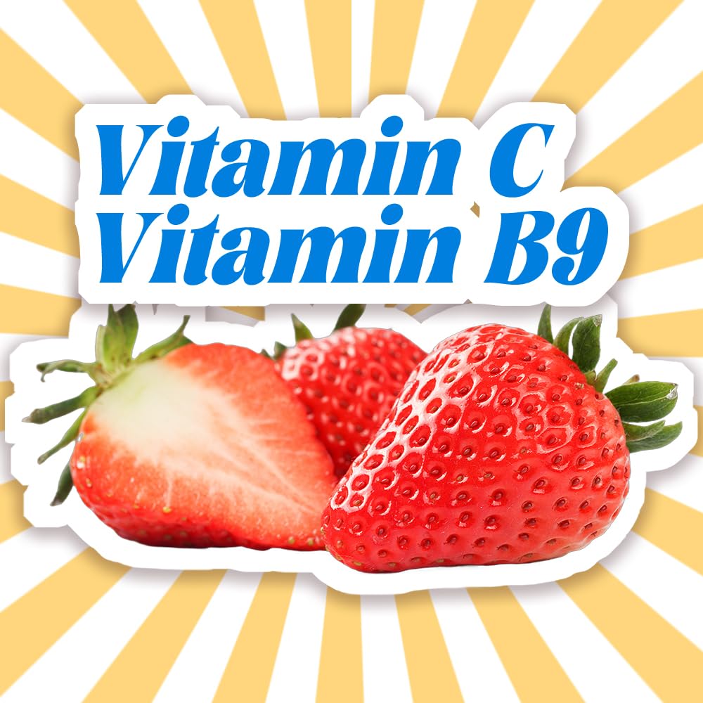 ONETANG Freeze-Dried Fruit Strawberry, 10 Pack Single-Serve Pack, Non GMO, Kosher, No Add Sugar, Gluten free, Vegan, Holiday Day Gifts, Healthy Snack 0.35 Ounce