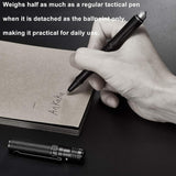 The Most Loaded 6-in-1 Tactical Pen: Solves Other Brands' Weaknesses,Self Defense Tip + Flashlight + Ballpoint + Bottle Opener + Screw Driver + Hexagonal Wrench, 5 Ink Refills + 6 Batteries + Gift Box