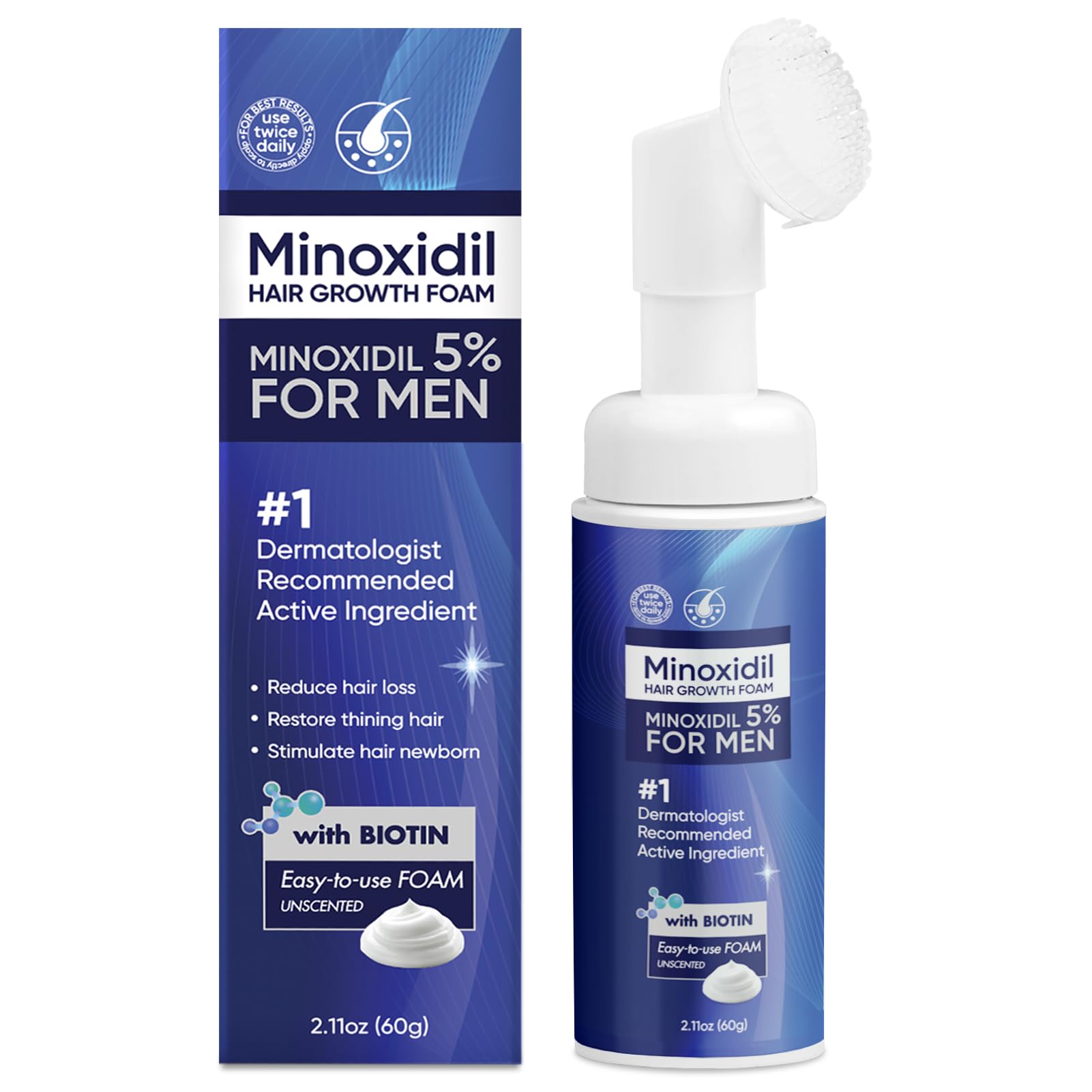 5% Minoxidil Foam 1PCS, 5% Minoxidil for Men Foam, Minoxidil for Women Hair Growth, Minoxidil Foam for Women, Minoxidil Foam for Men Hair.