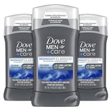 DOVE MEN + CARE Deodorant Stick for Men Clean Comfort Aluminum Free 72-Hour Odor Protection Mens Deodorant with 1/4 Moisturizing Cream, 3 Ounce (Pack of 4)