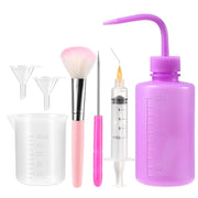 YGQQOY Snow Globe Tumbler Supplies, Snowglobe Tumbler Supplies Kit for DIY Glitter Snow Globe Tumbler Craft