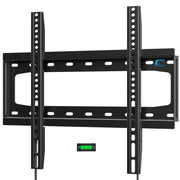 HOME VISION TV Wall Mount Fixed for Most 26"-55" Flat/Curved TVs with Max VESA 400X400mm up to 99Lbs Fits 16 Inch Wood Studs, Universal Low Profile Wall Mount TV Bracket, Space Saving HV8401