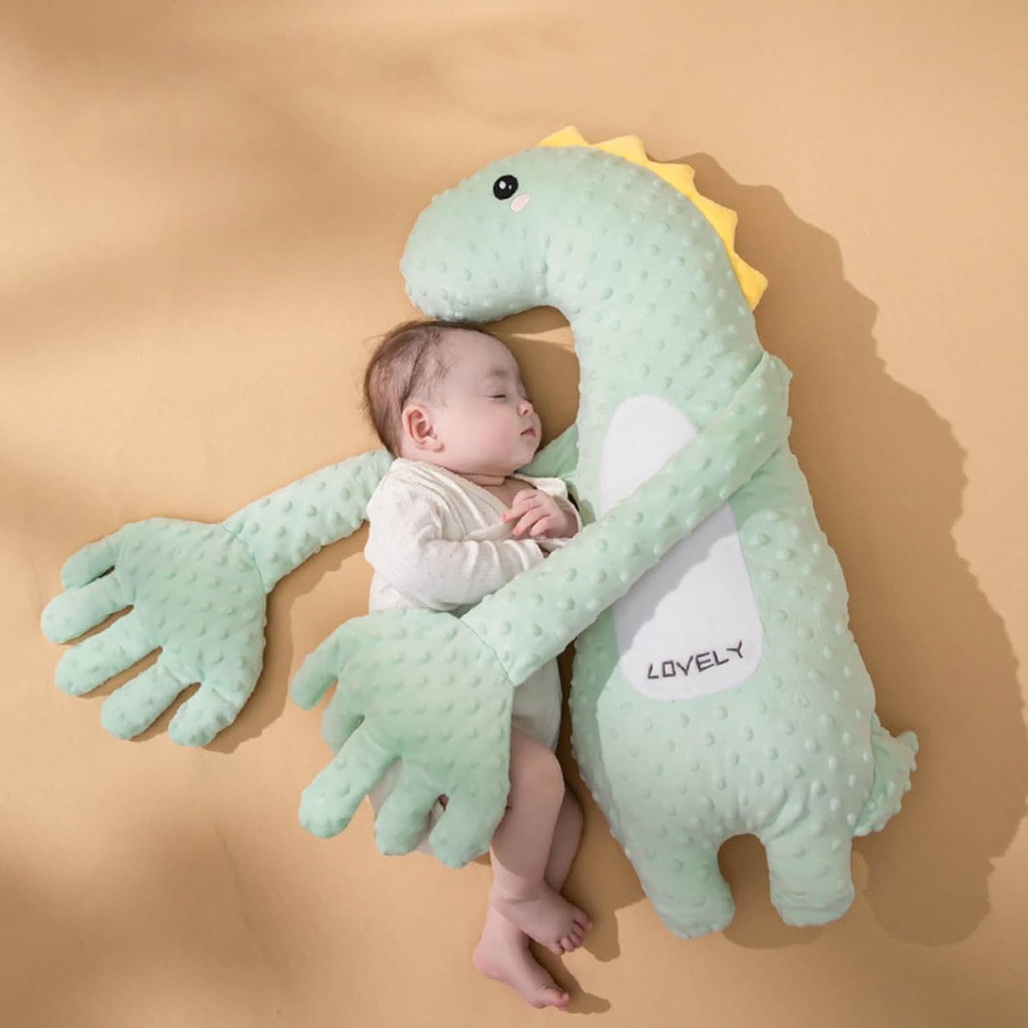 Baby Patter for Sleep, Baby Startle Prevention Sleep Aid Companion, Soothing Patting Sleeping Toy with Soothing Palm Pad, 3 Levels Adjustable Simulation of Mother's Automatic Palm Slapping (K)