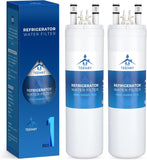 TEEHAY WF3CB Frigidaire Water Filter Replacement, TH-04 Compatible with Frigidaire PureSource 3 WF3CB,706465, 242069601, 242086201, AP4567491, PS3412266, Height 9 Inches (White, 2 Pack)