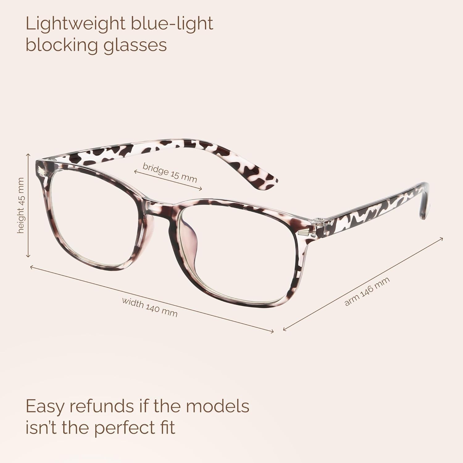 MIGSIR Blue Light Blocking Glasses for Computer Gaming, Fashion Fake Helps Reduce Screen Fatigue Eyeglasses for Women Men