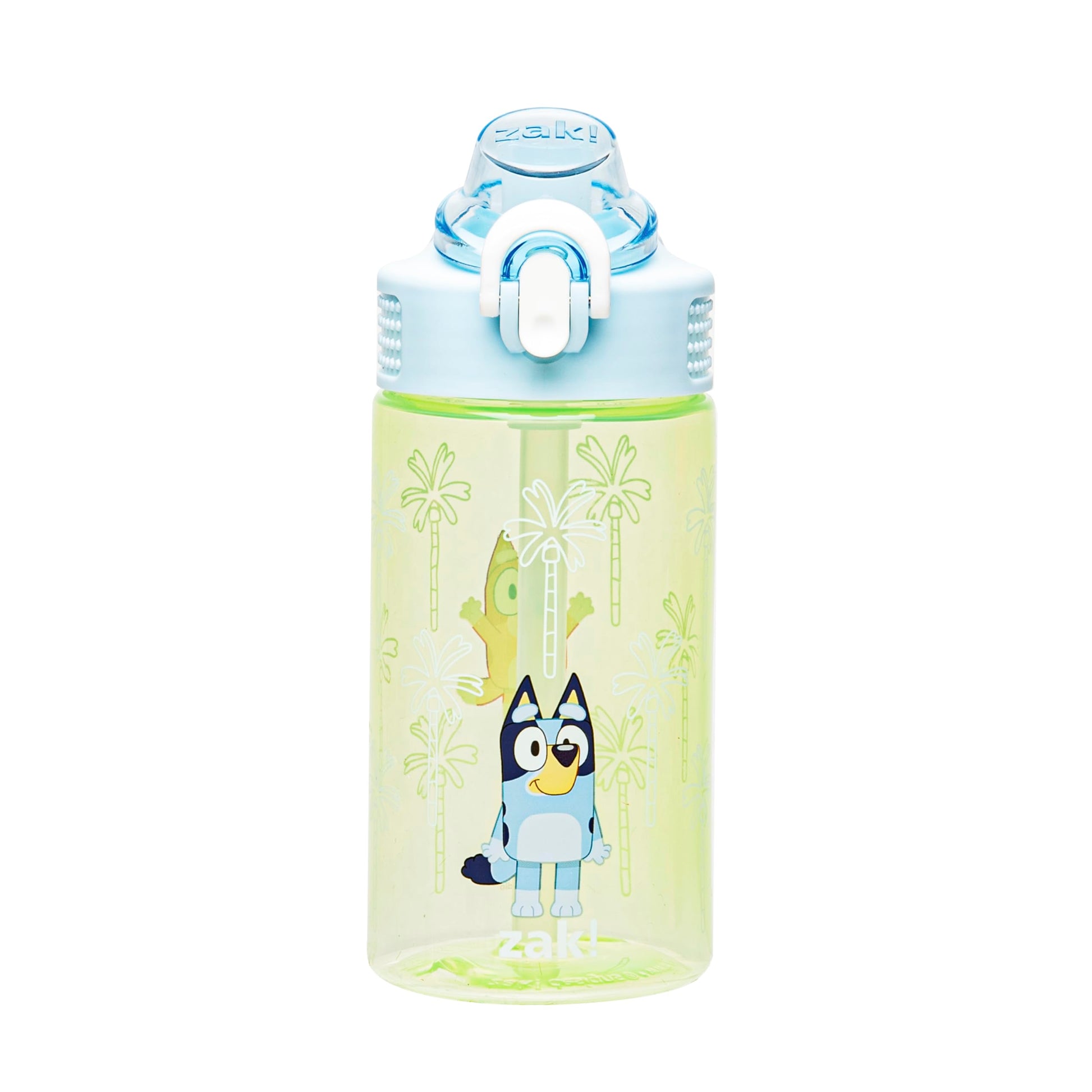 Zak Designs Paw Patrol Kids Spout Cover and Built-in Carrying Loop Made of Plastic, Leak-Proof Water Bottle Design (Rocky, Rubble & Chase, 16 oz, BPA-Free)