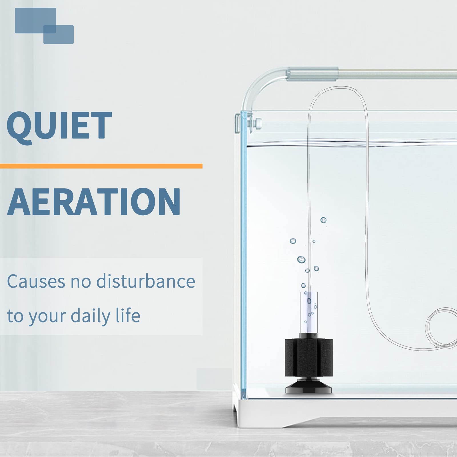 Pawfly 3 Pack Aquarium Sponge Filter Quiet Betta Fry Shrimp and Small Fish Foam Filter for Tiny Fish Tank up to 10 Gallon