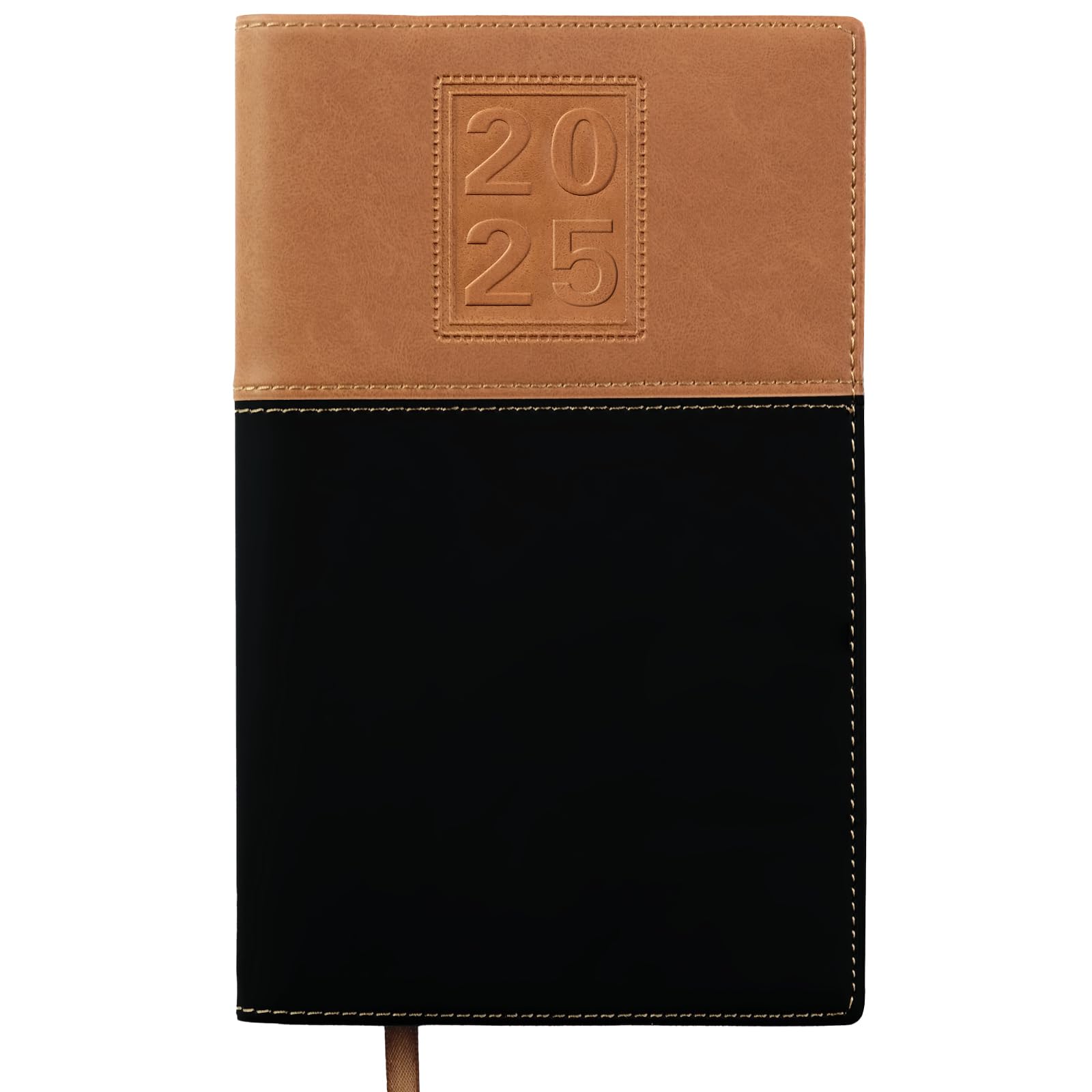 2025 Planner Calendar, 8"x10" : Includes 14 Months (November 2024 - December 2025) / 2025 Weekly Planner/Weekly Agenda/Monthly Calendar Organizer (Brown/Black)