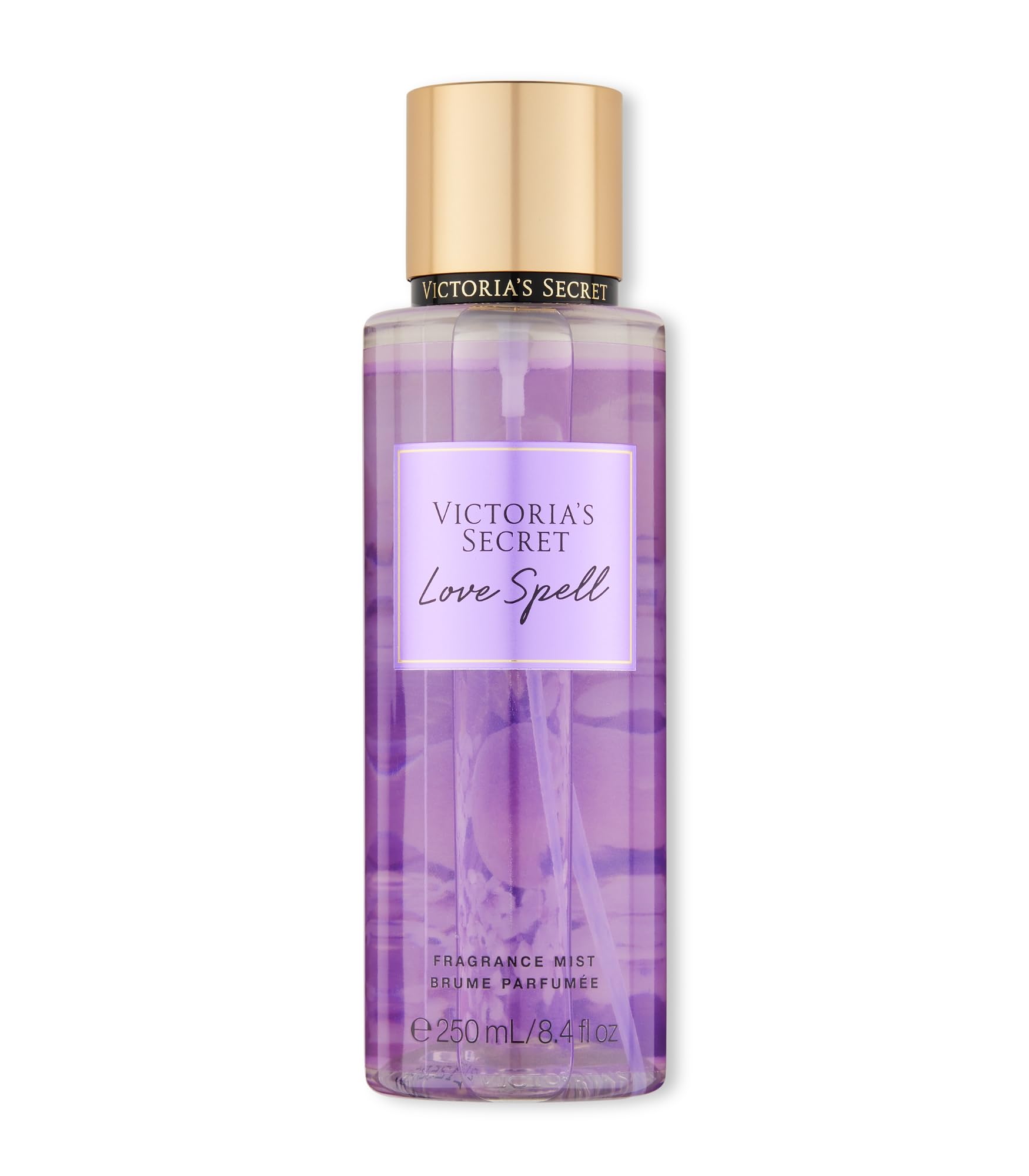 معطر الجسم لوف سبيل من فيكتوريا سيكريت، بخاخ عطري للنساء، بنفحات زهر الكرز والخوخ المنعش (8.4 أونصة)