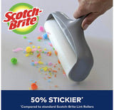 Scotch-Brite Pet Extra Sticky Large Surface Roller, Designed for Pet Hair, 60 Sheets