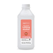 Amazon Basics 70% Ethyl Rubbing Alcohol First Aid Antiseptic, Unscented, 16 Fluid Ounces (Previously Solimo)