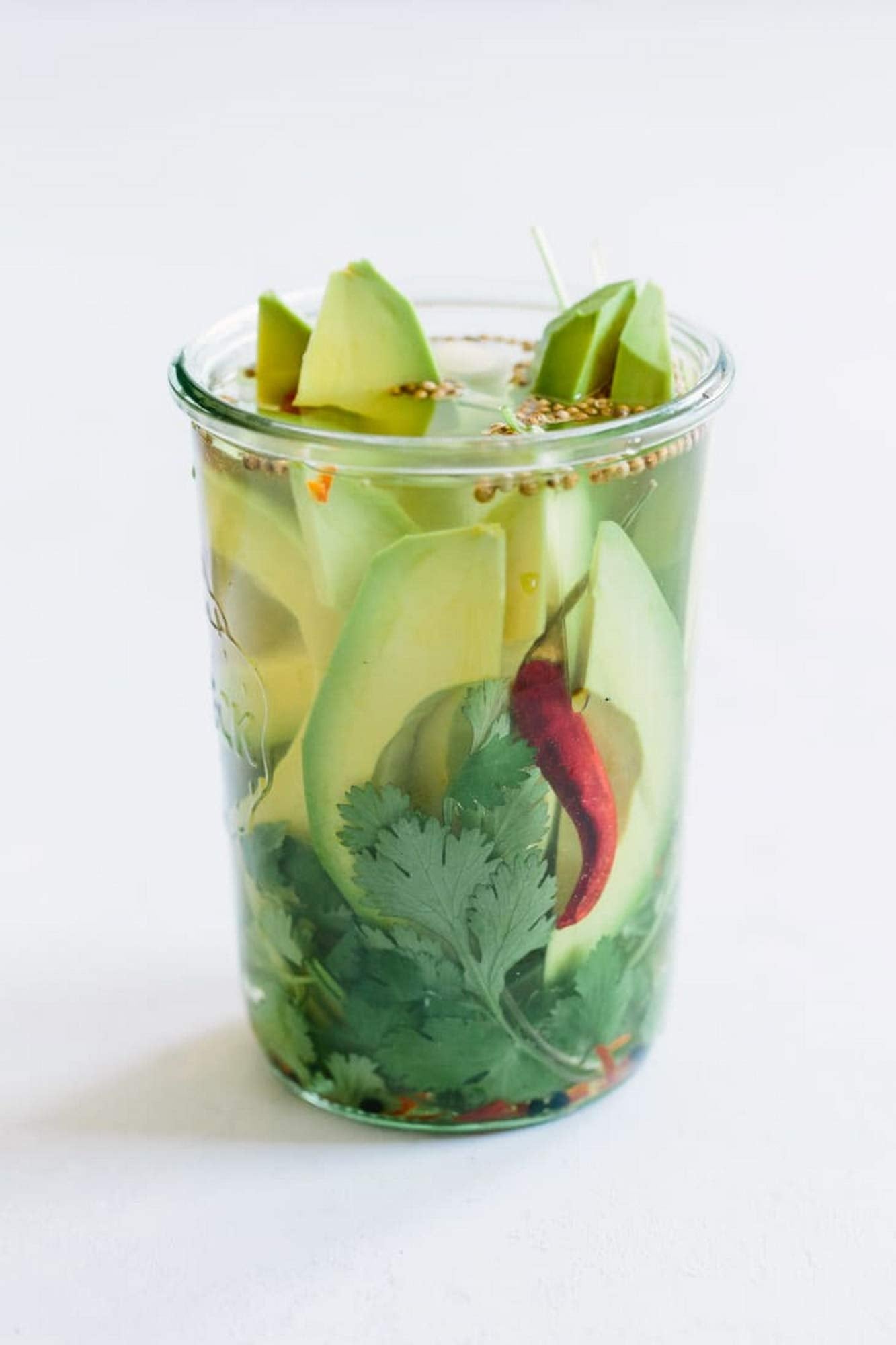 Weck Canning Jars 743 - Weck Mold Jars made of Transparent Glass - Eco-Friendly Canning Jar - Storage for Food with Air Tight Seal and Lid - 3/4 Liter Tall Jars Set - Set of 2 Jars