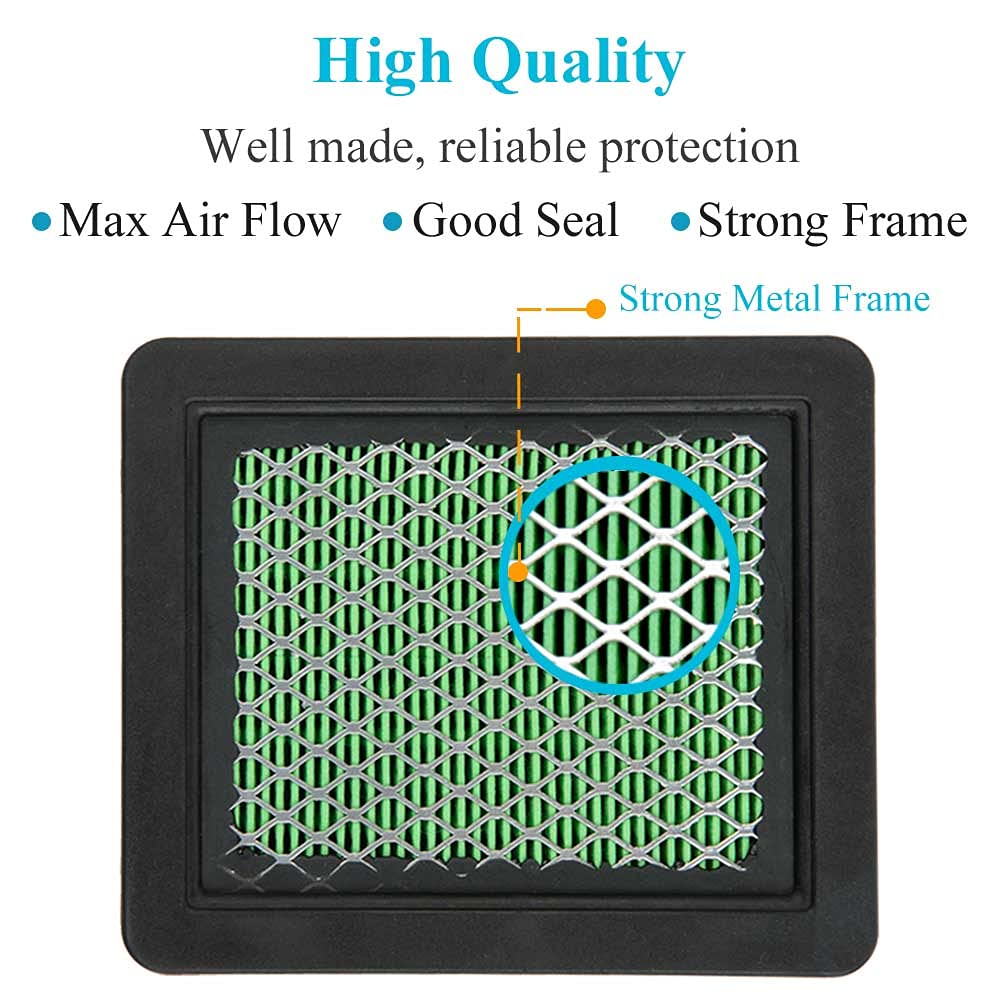 HOODELL GCV160 Air Filter Tune Up Kit for Honda GCV190 GC190 GC160 GX100 Engine HRC216 HRR216 HRR2169VKA HRX217 Lawn Mower, Replace GCV160 Spark Plug 17211-ZL8-023 Air Cleaner