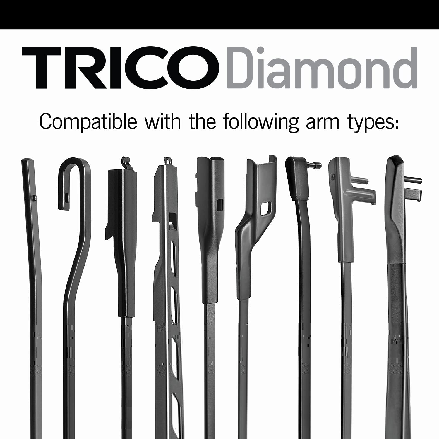 TRICO Diamond™ (25-2618) 26 Inch & 18 inch pack of 2 High Performance Automotive Replacement Windshield Wiper Blades For My Car Super Premium All Weather Beam Blade for Select Vehicle Models