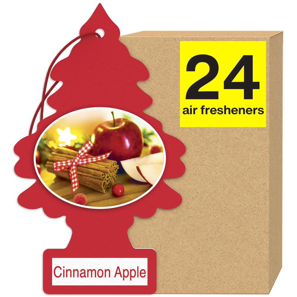 LITTLE TREES Air Fresheners Car Air Freshener. Hanging Tree Provides Long Lasting Scent for Auto or Home. Bayside Breeze, 24 Air Fresheners