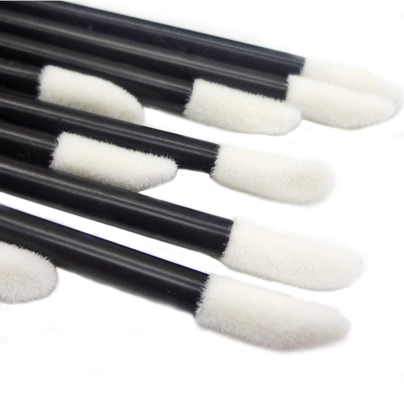 GoWorth 200Pcs/Set Disposable Lip Brushes Make Up Brush Lipstick Lip Gloss Wands Applicator Tool Makeup Beauty Tool Kits