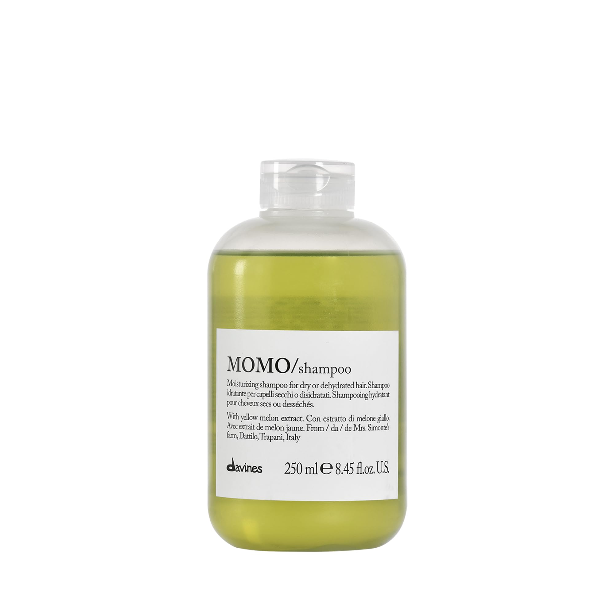 Davines Momo Feuchtigkeitsspendendes Shampoo für trockenes und dehydriertes Haar, 250 ml