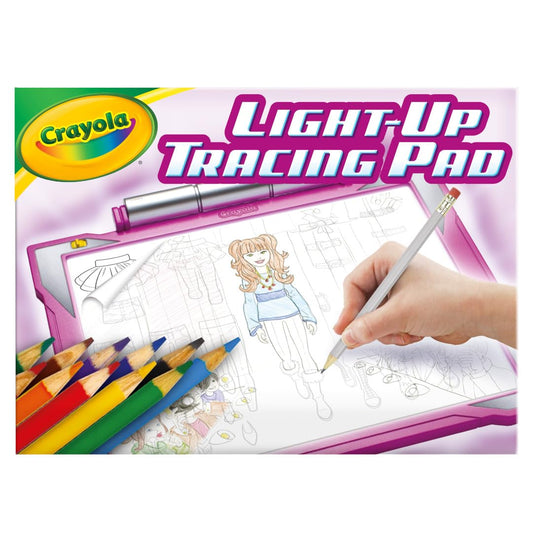 Crayola Light Up Tracing Pad - Pink, Art Kit for Kids, Kids Toys & Games, Light Box, Holiday Gifts for Girls & Boys, 6+ [Amazon Exclusive]