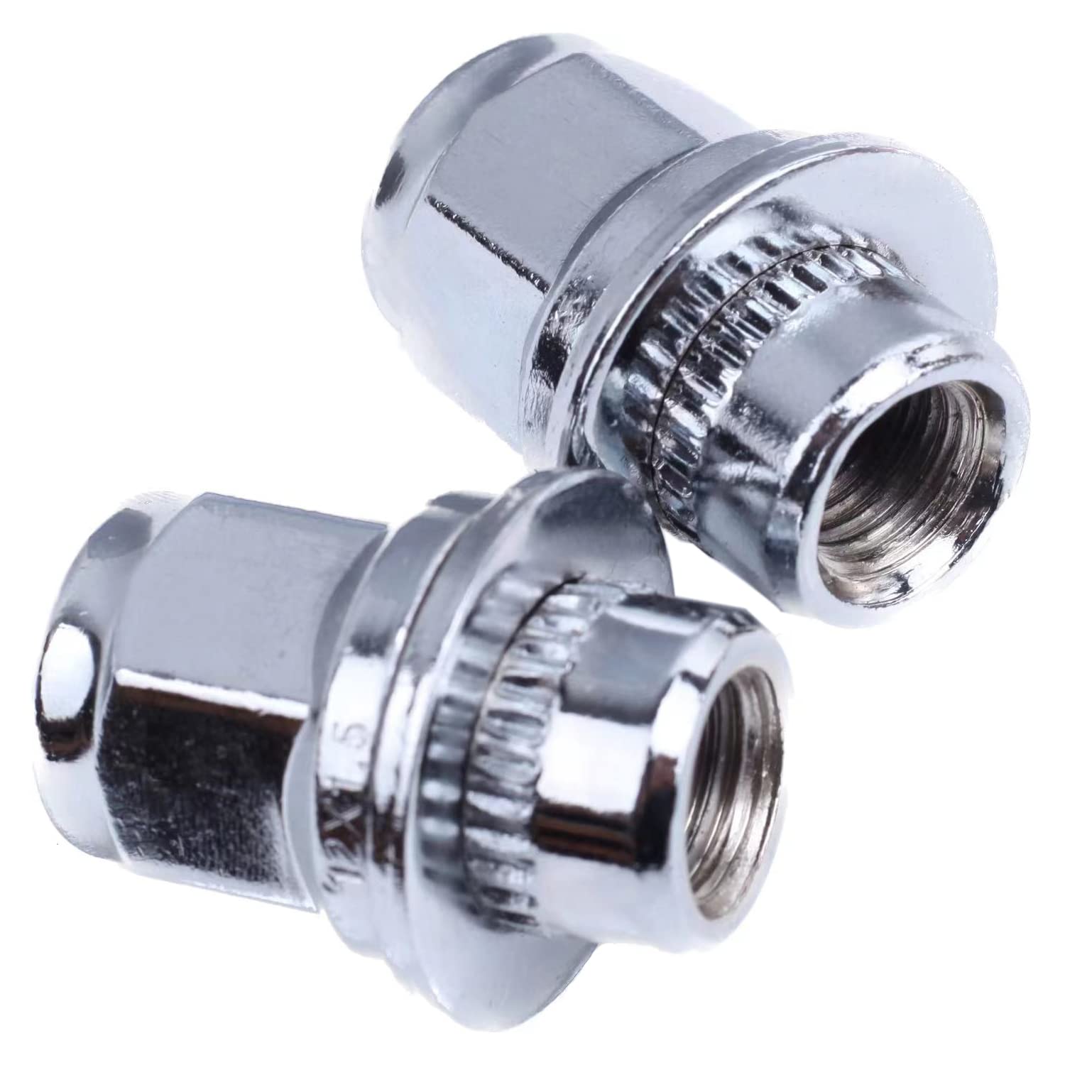 12x1.5 Lug Nuts 20 Pcs Chrome Closed End Mag Style Lug Nuts with Washer 13/16" (21mm) Hex Compatible with Toyota Camry/Corolla/Tacoma Lexus