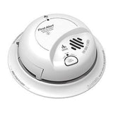 FIRST ALERT SC9120B Corded Electric Combination Alarm with Adapter Plugs for Easy Replacement